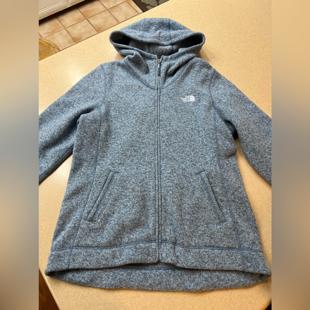 XL North Face Jacket light blue